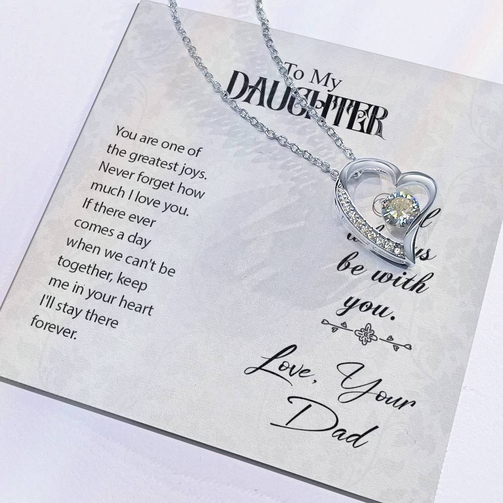 To Daughter - You are one - Forever Love Necklace