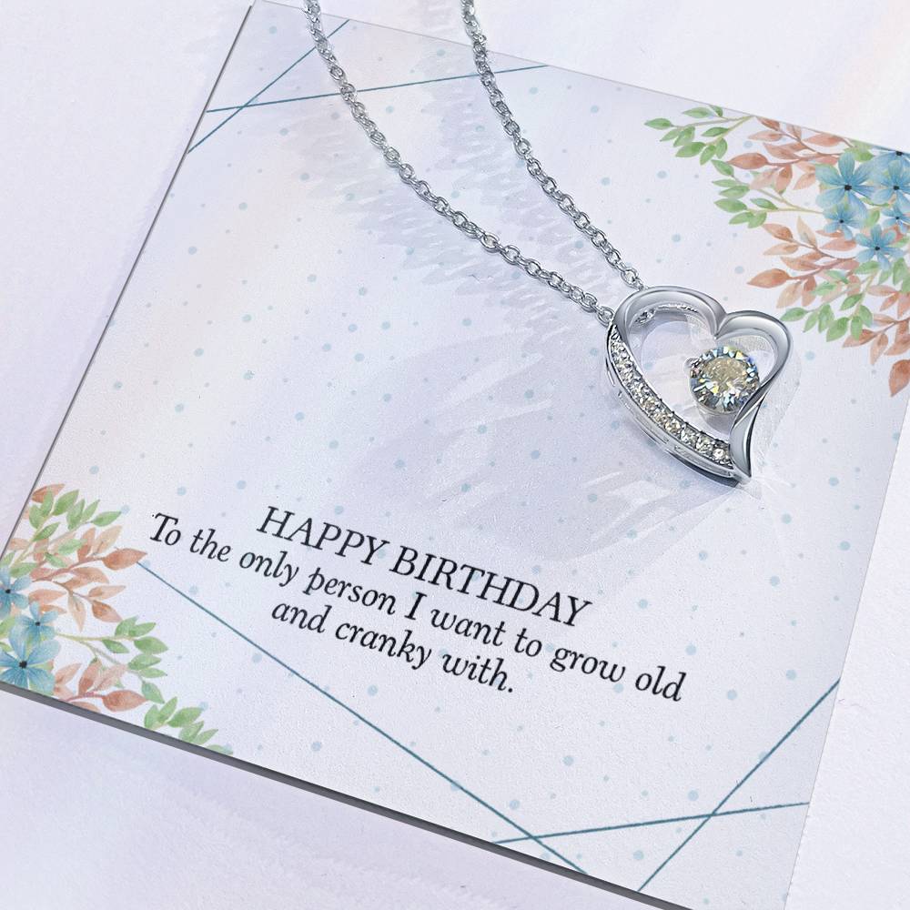 Birthday - To the only person - Forever Love Necklace