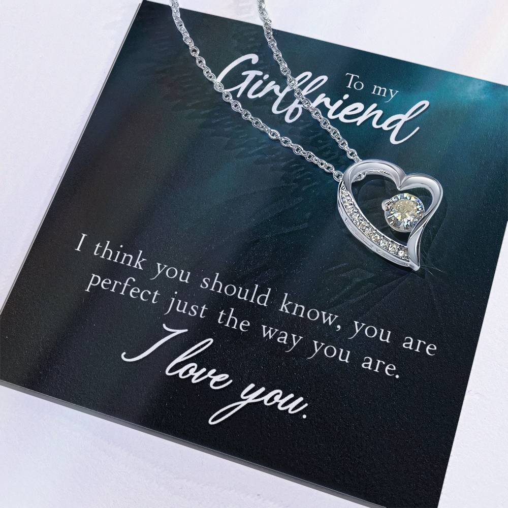 To Girlfriend - I think you - Forever Love Necklace