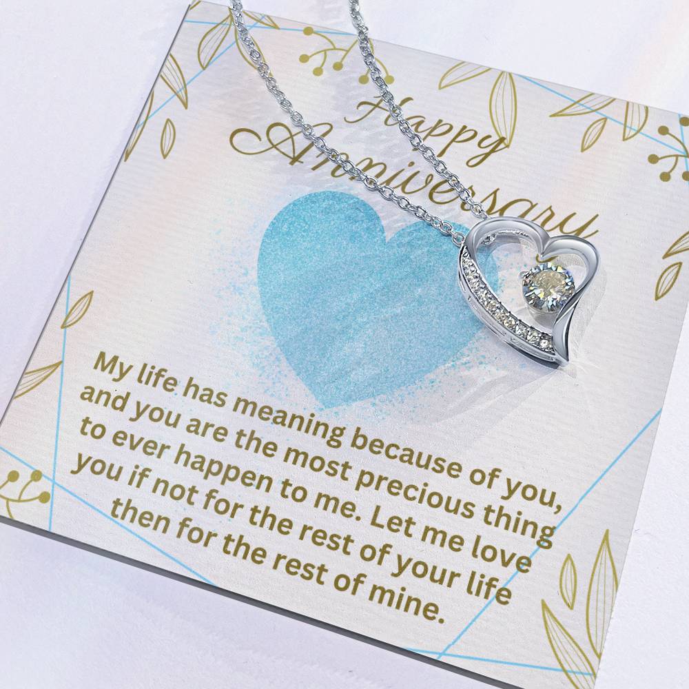 Anniversary - My life has meaning - Forever Love Necklace