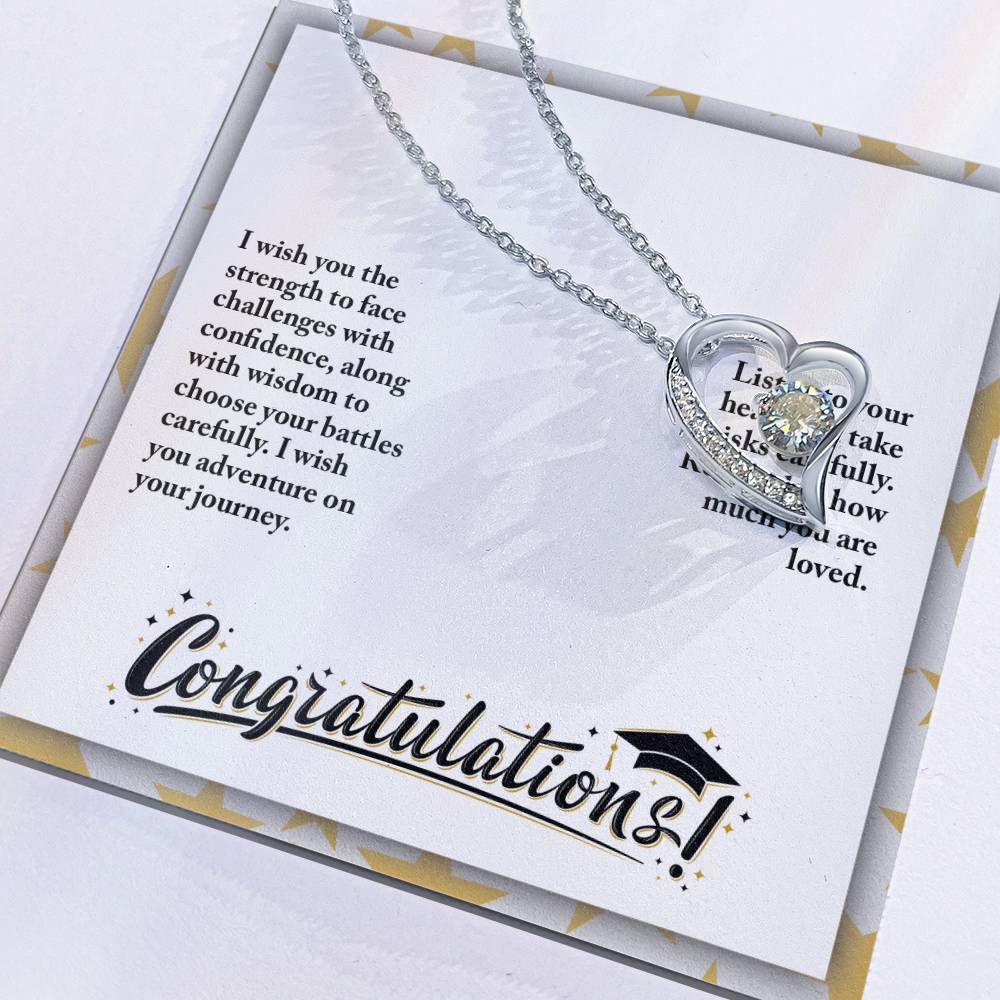 Graduation - I wish you the strength - Forever Love Necklace