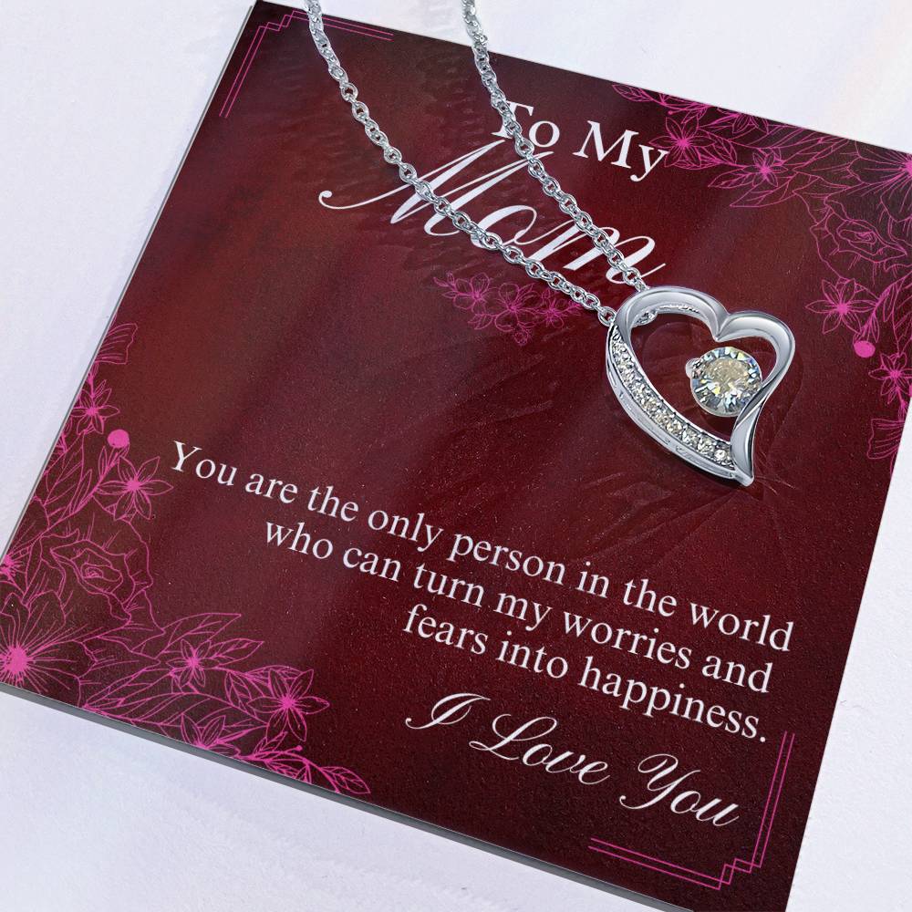 To Mom - You are - Forever Love Necklace