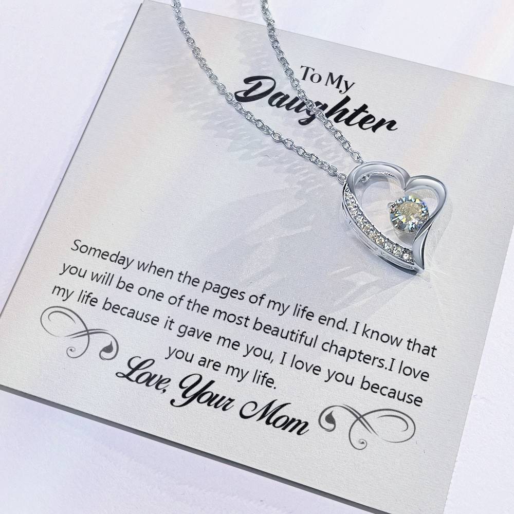 To Daughter - Someday when - Forever Love Necklace