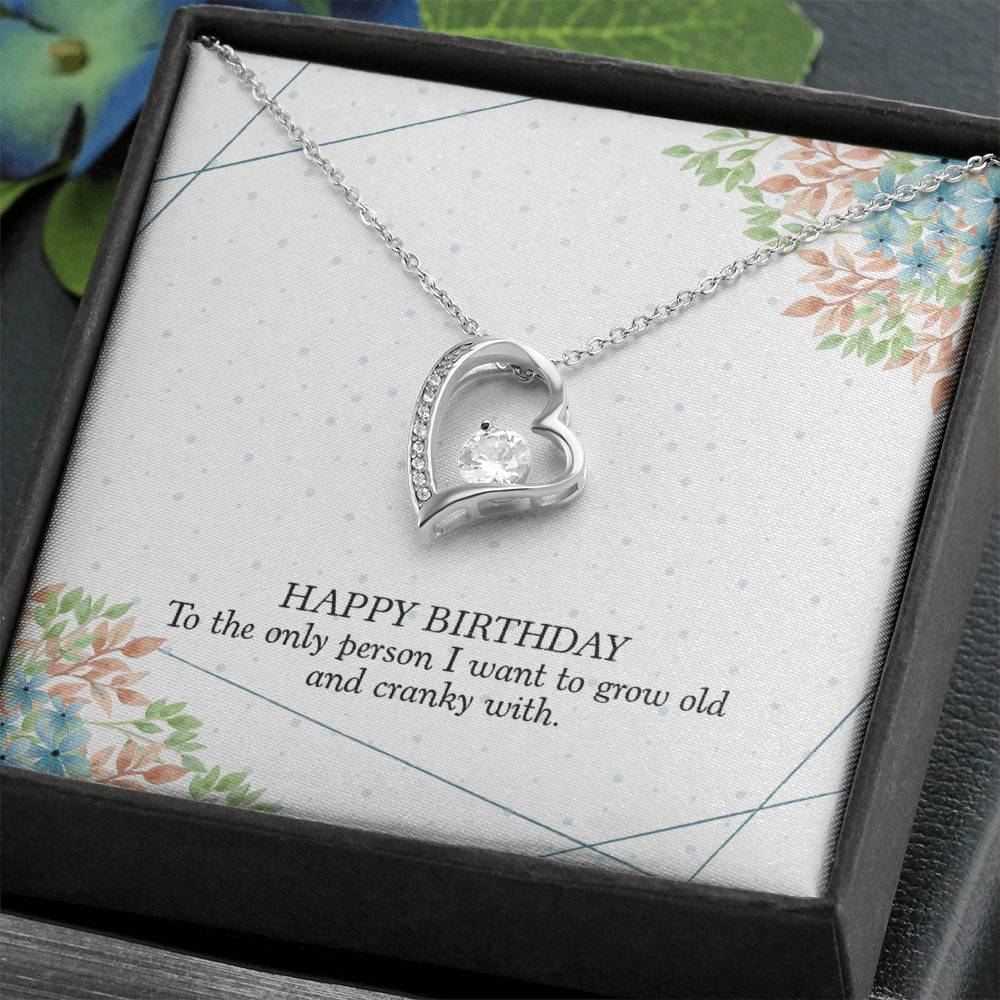 Birthday - To the only person - Forever Love Necklace