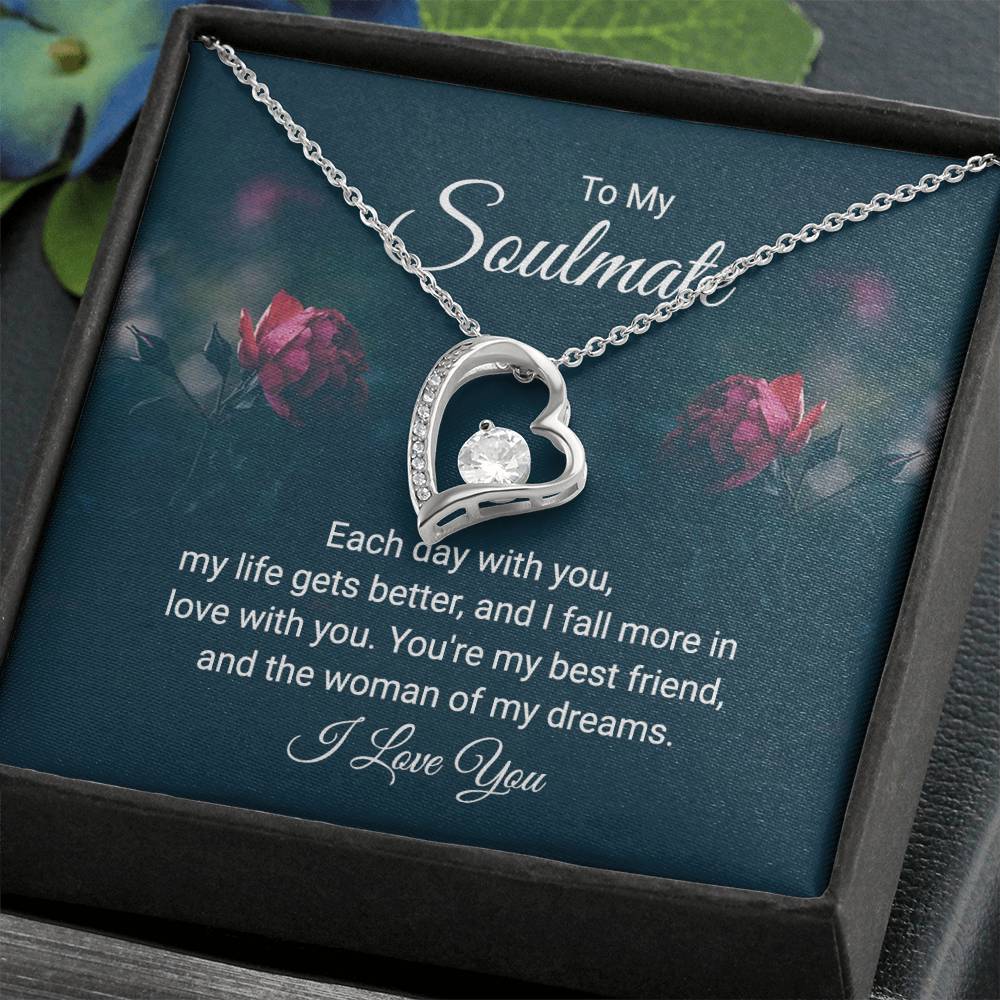 To Soulmate - Each day with you - Forever Love Necklace