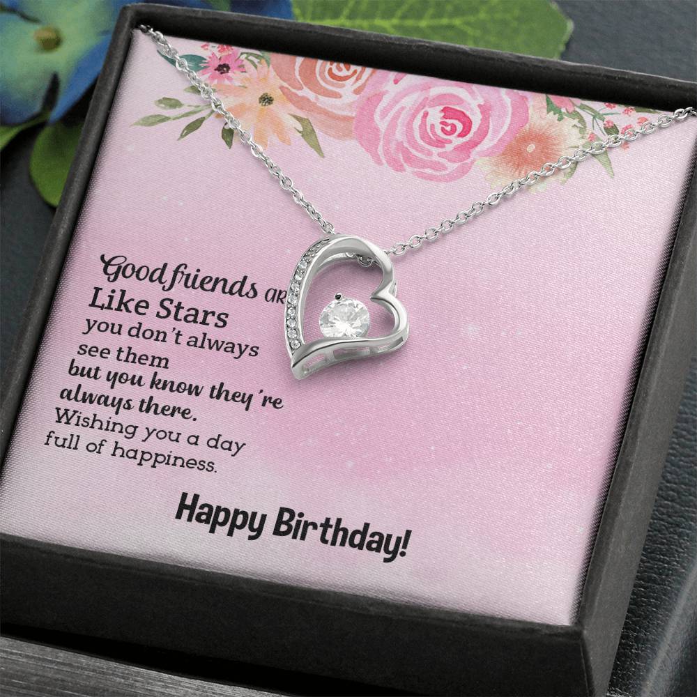 Birthday - Good friends - Forever Love Necklace