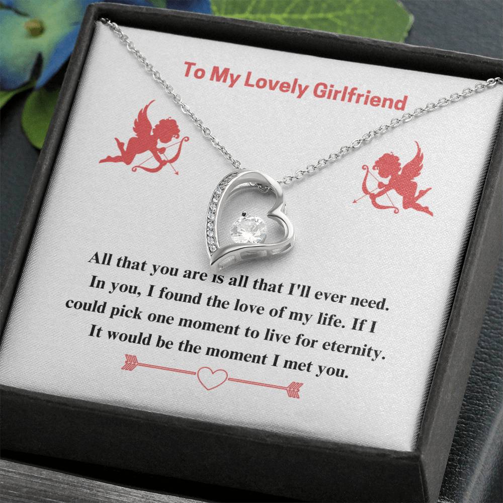 To Girlfriend - If I could - Forever Love Necklace