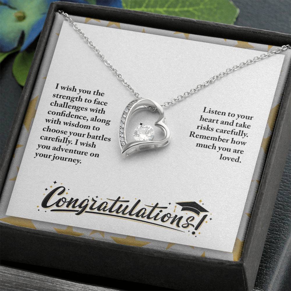 Graduation - I wish you the strength - Forever Love Necklace