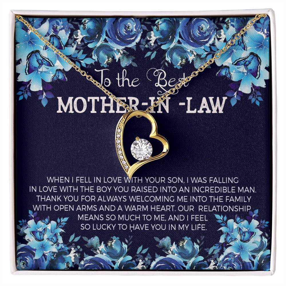 To Mother In Law - When I fell in love - Forever Love Necklace