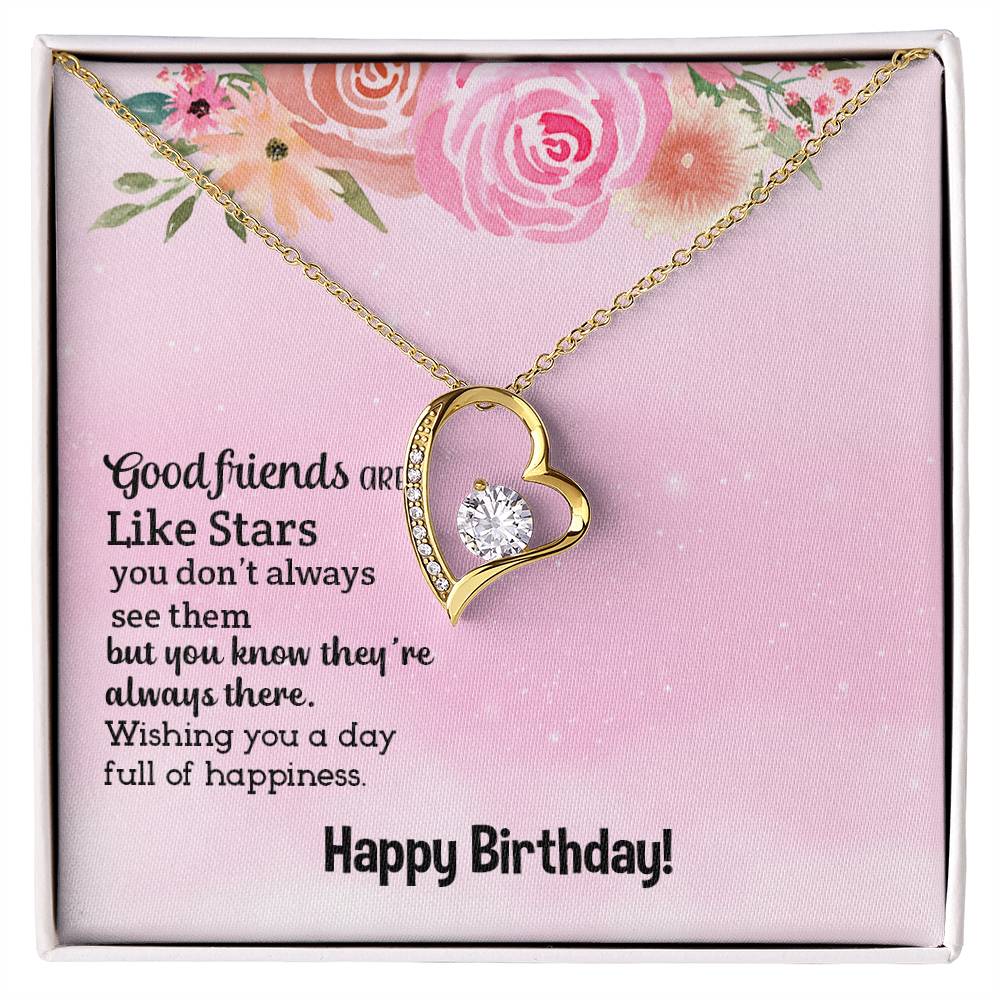 Birthday - Good friends - Forever Love Necklace