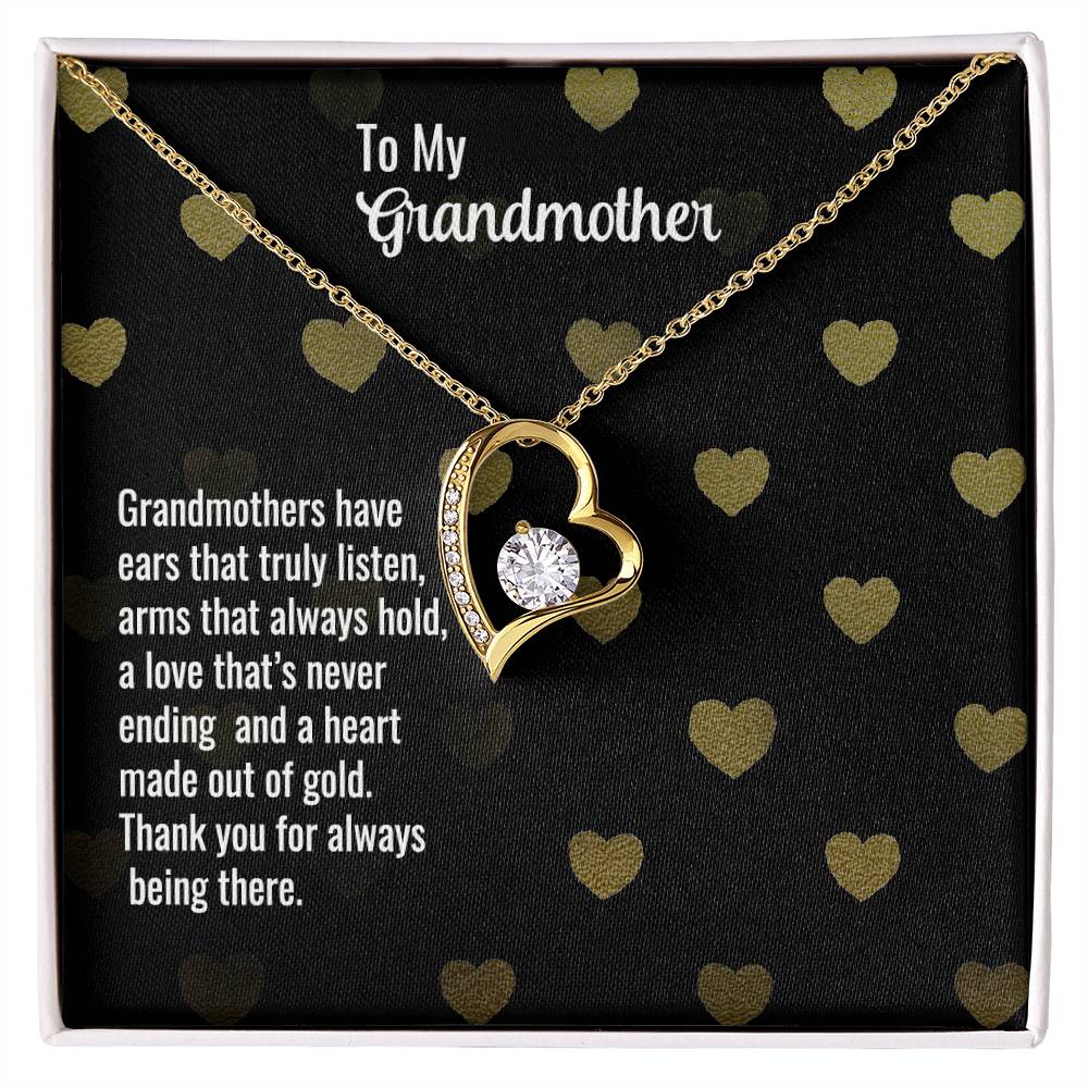 Grandmother - Grandmothers have - Forever Love Necklace