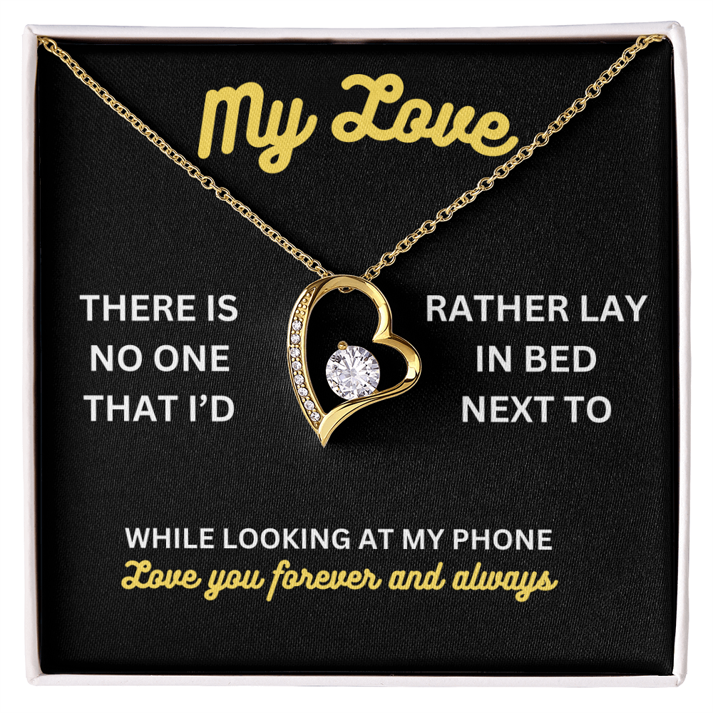 My love - There is no one - Forever Love Necklace