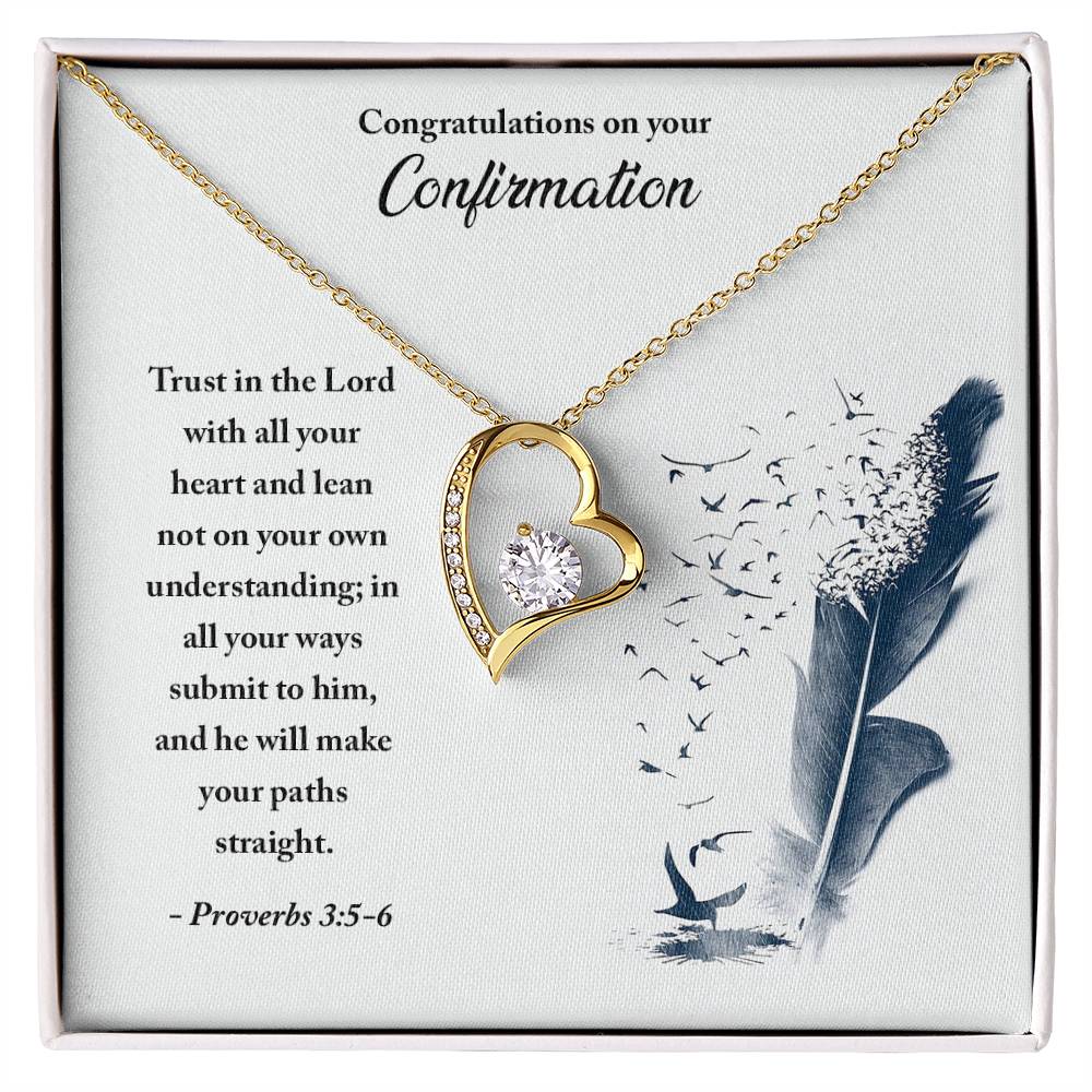 Confirmation - Trust in the Lord - Forever Love Necklace