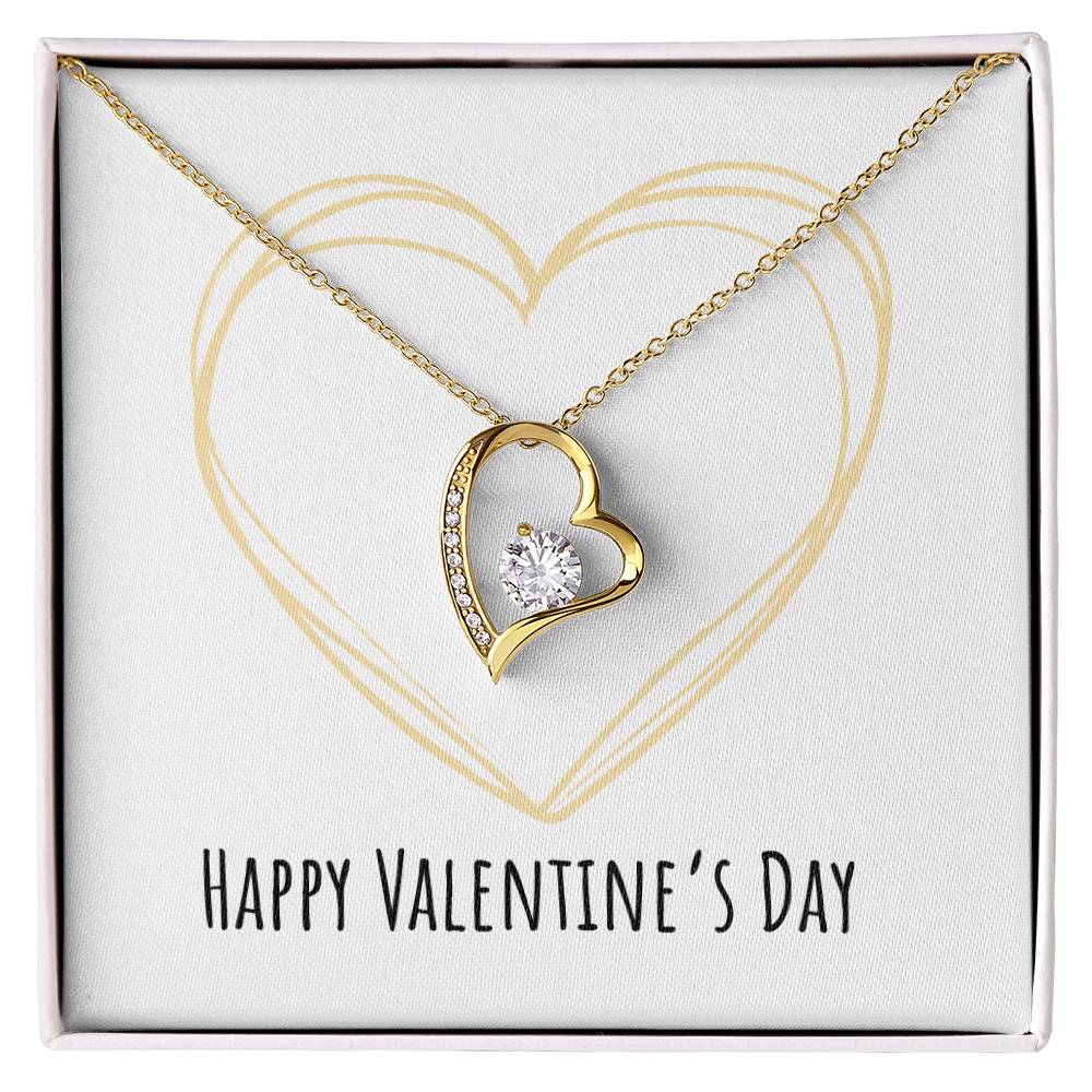 Valentine's Day - Heart - Forever Love Necklace