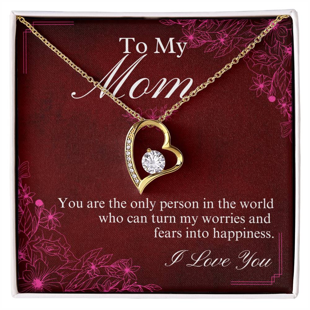 To Mom - You are - Forever Love Necklace