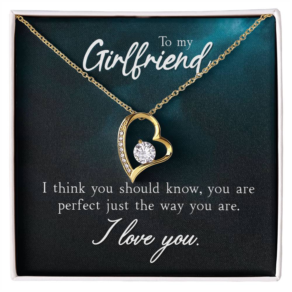 To Girlfriend - I think you - Forever Love Necklace