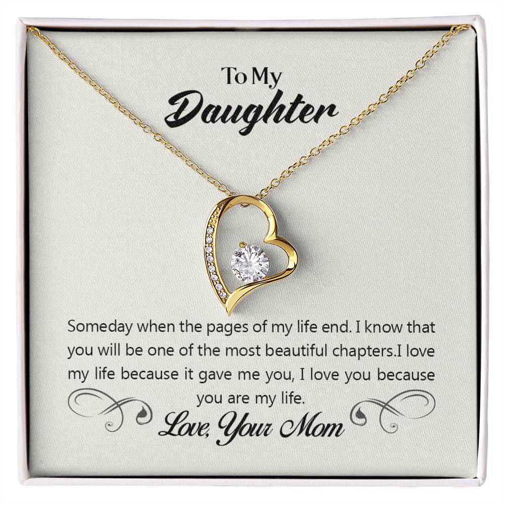 To Daughter - Someday when - Forever Love Necklace