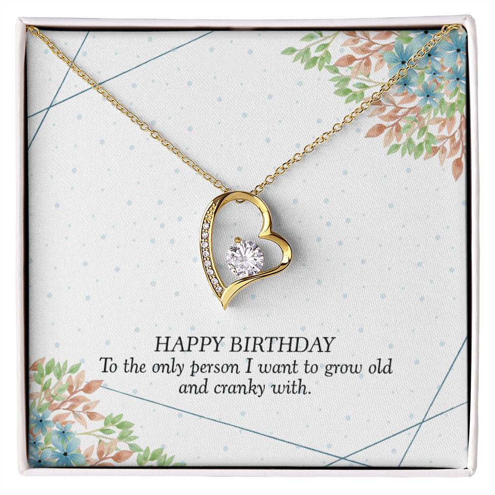 Birthday - To the only person - Forever Love Necklace