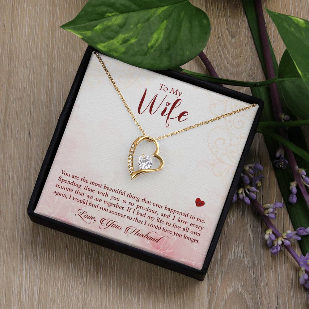 To Wife - You are - Forever Love Necklace