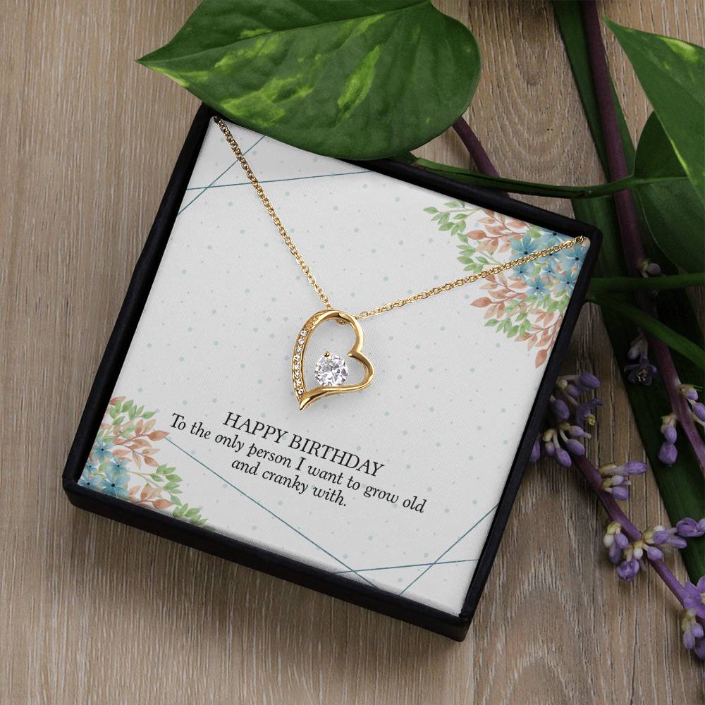 Birthday - To the only person - Forever Love Necklace