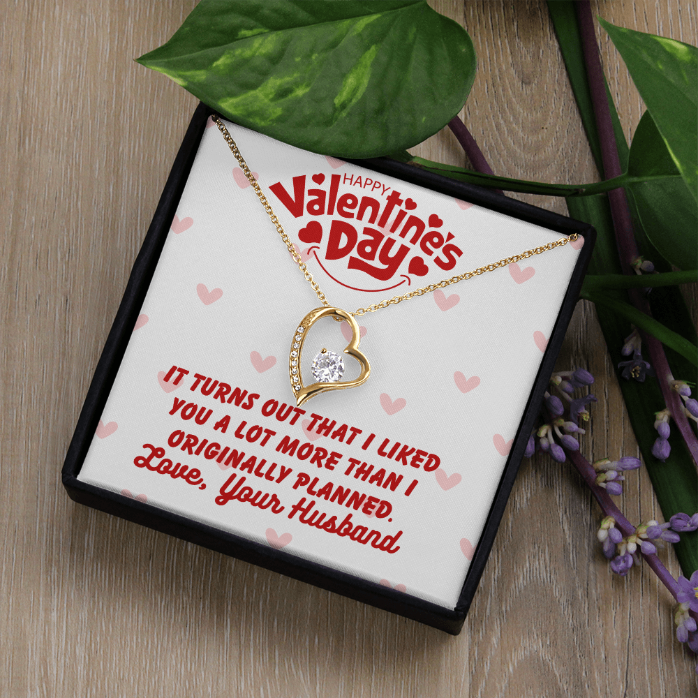 Happy Valentine's Day - It turns out - Forever Love Necklace