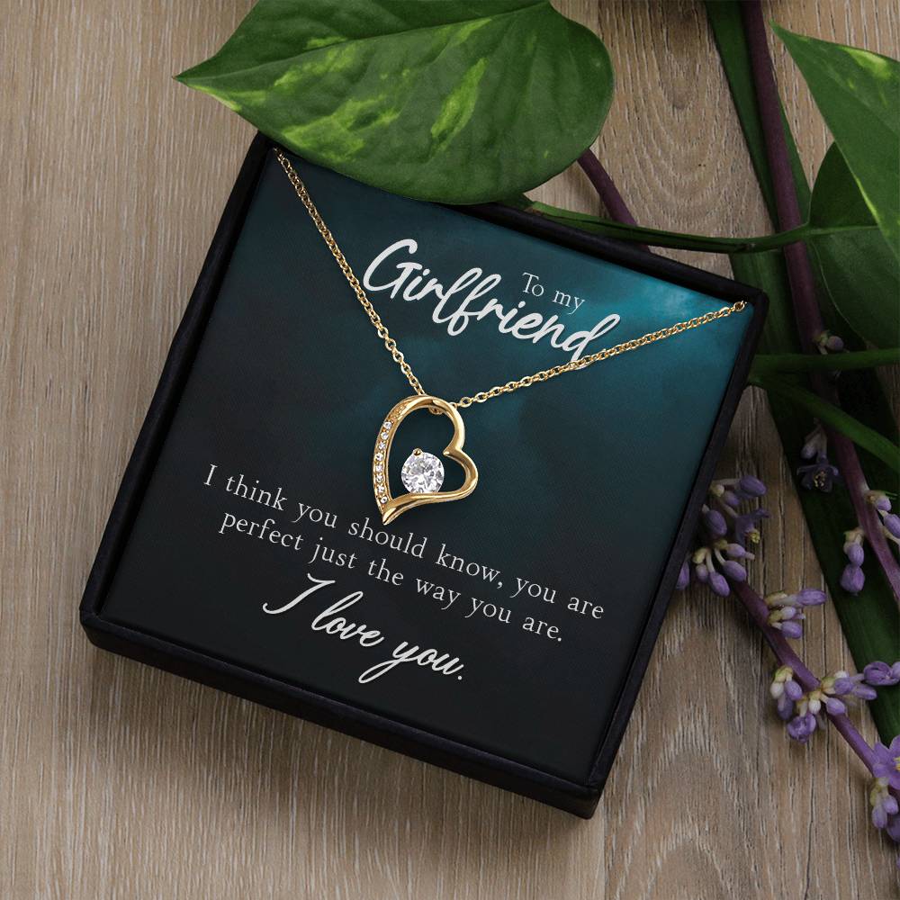 To Girlfriend - I think you - Forever Love Necklace