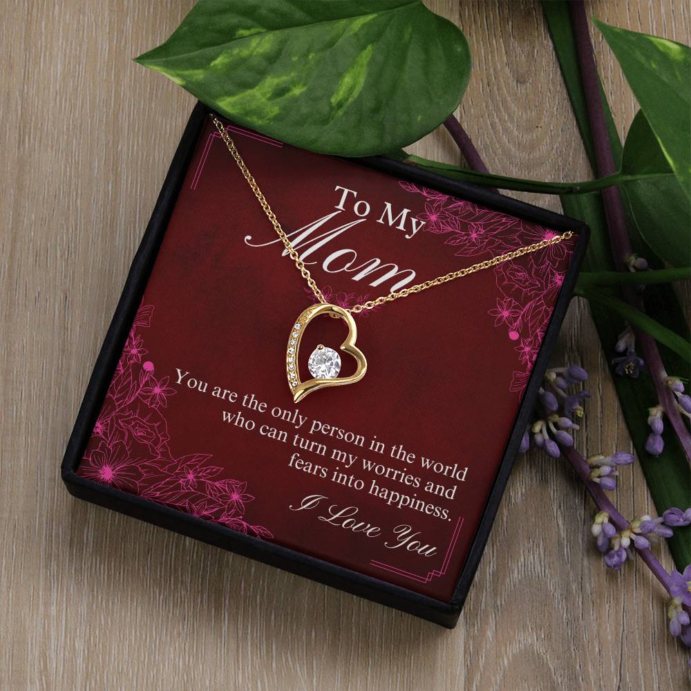 To Mom - You are - Forever Love Necklace