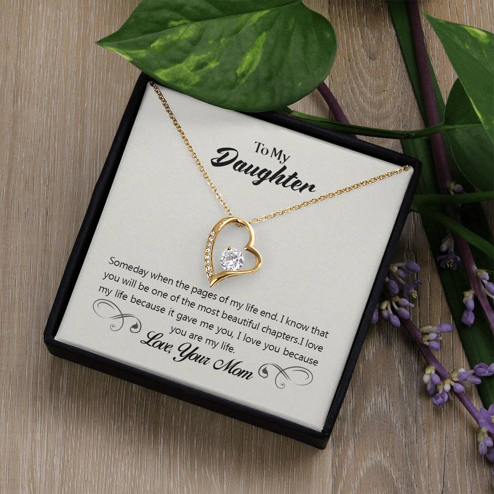 To Daughter - Someday when - Forever Love Necklace