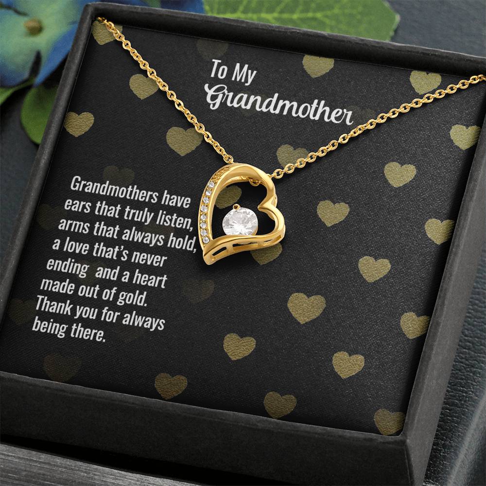 Grandmother - Grandmothers have - Forever Love Necklace