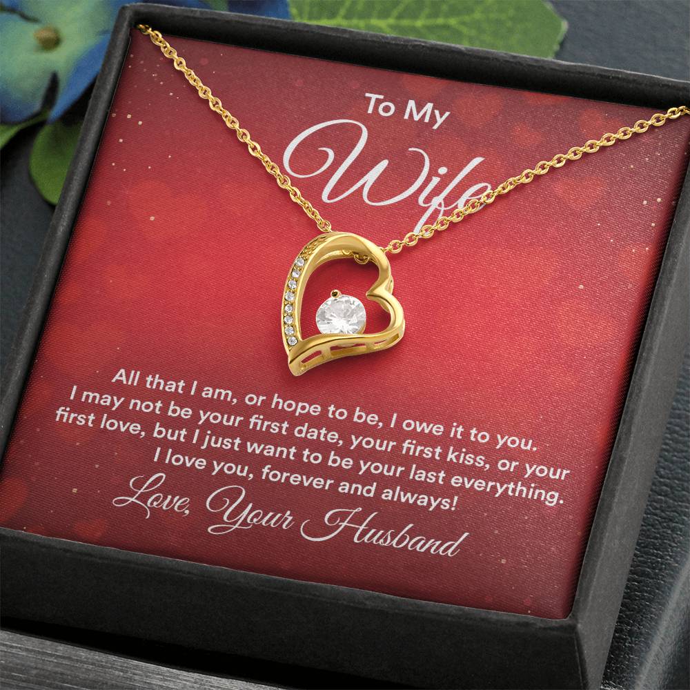 To Wife - All that I am - Forever Love Necklace