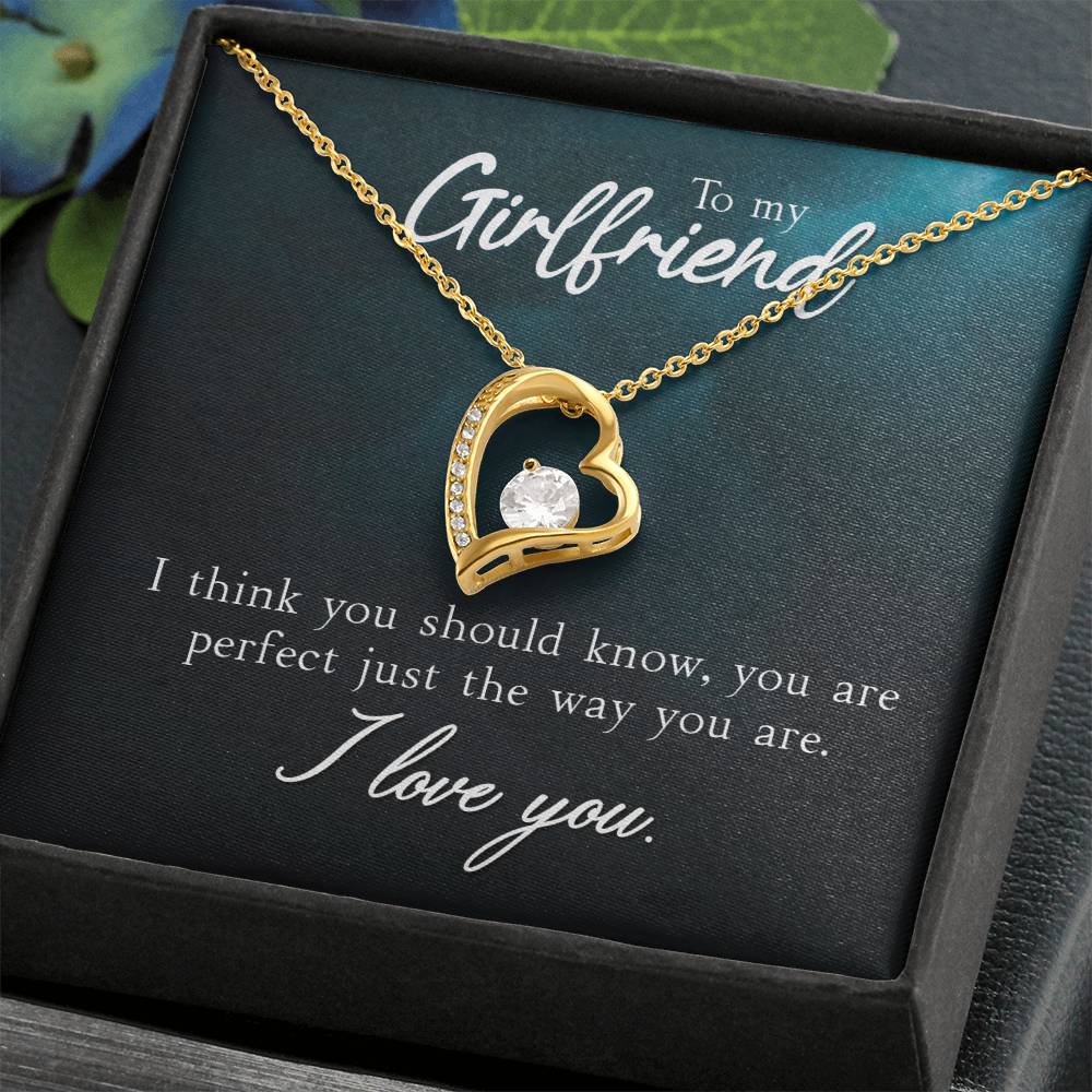 To Girlfriend - I think you - Forever Love Necklace