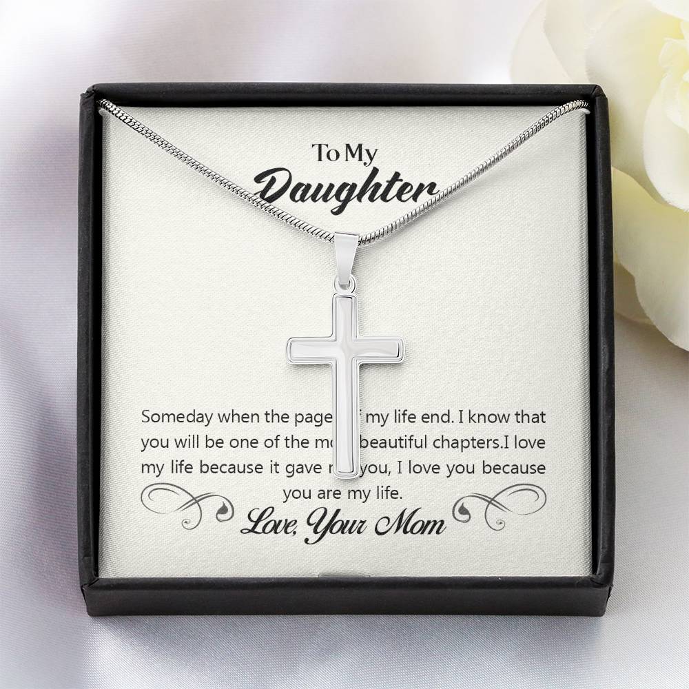 To Daughter - Someday when - Artisan Cross Necklace