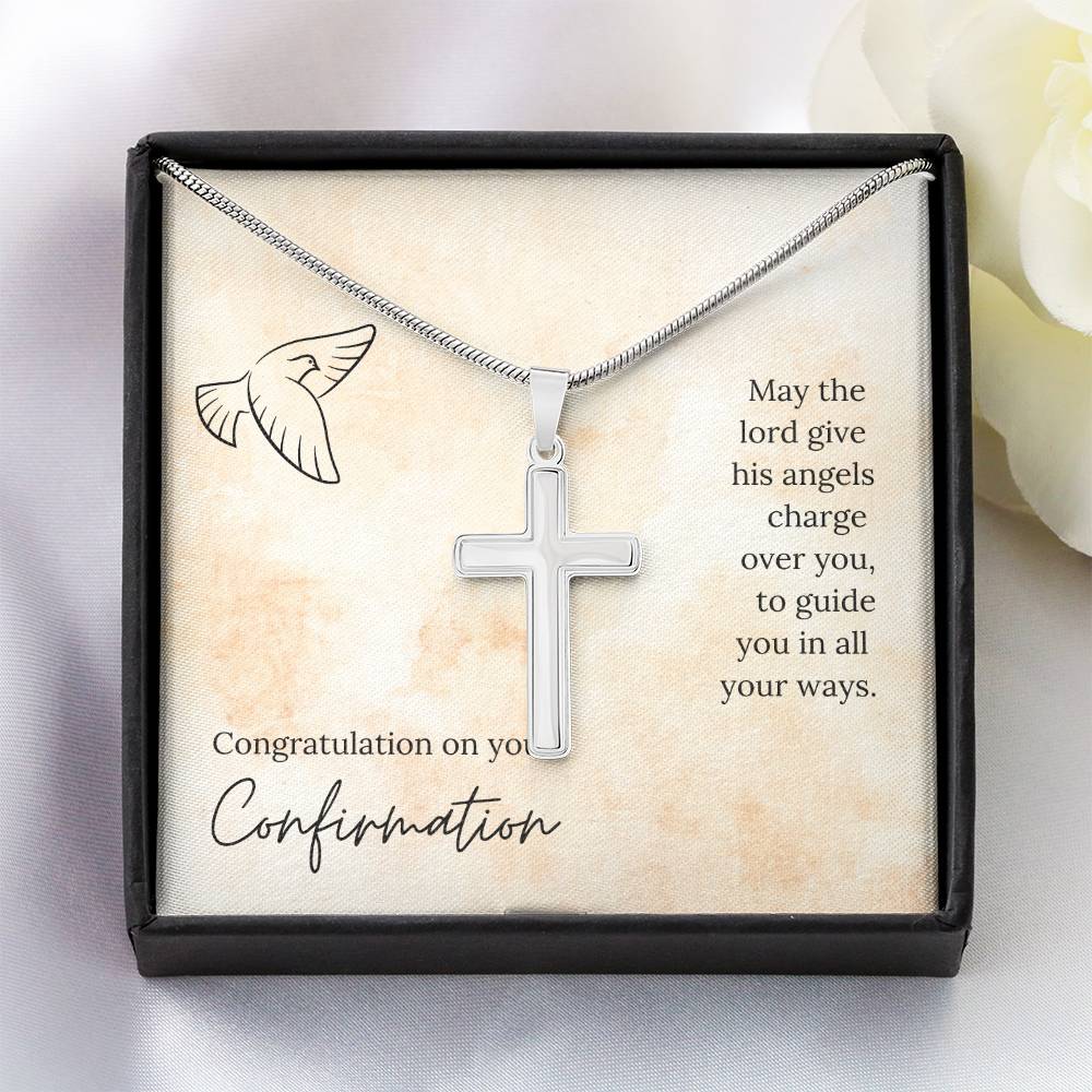 Confirmation - May the Lord - Artisan Cross Necklace