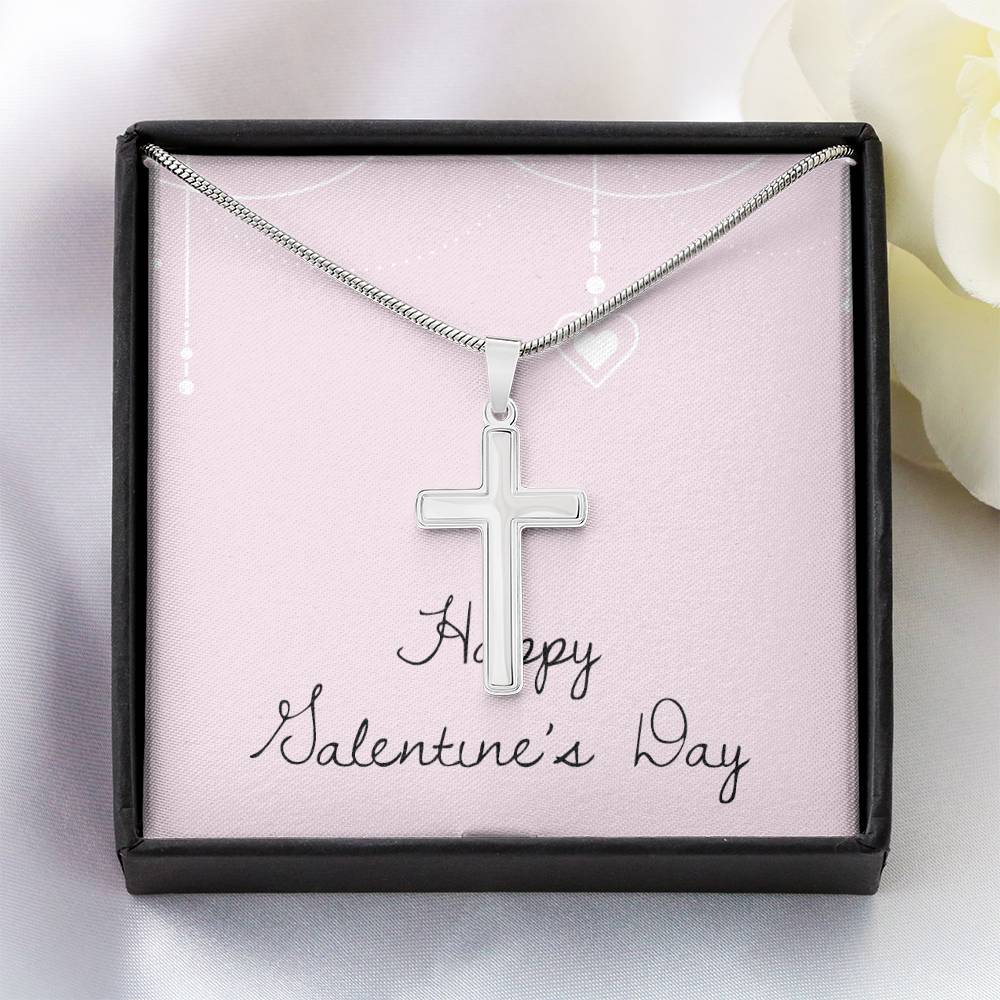 Valentine's Day - Heart - Artisan Cross Necklace