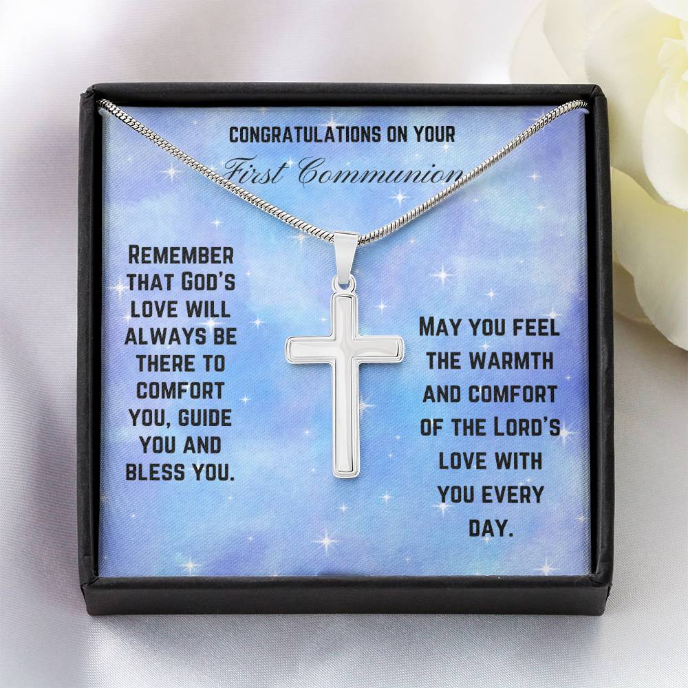 Communion - Remember - Artisan Cross Necklace