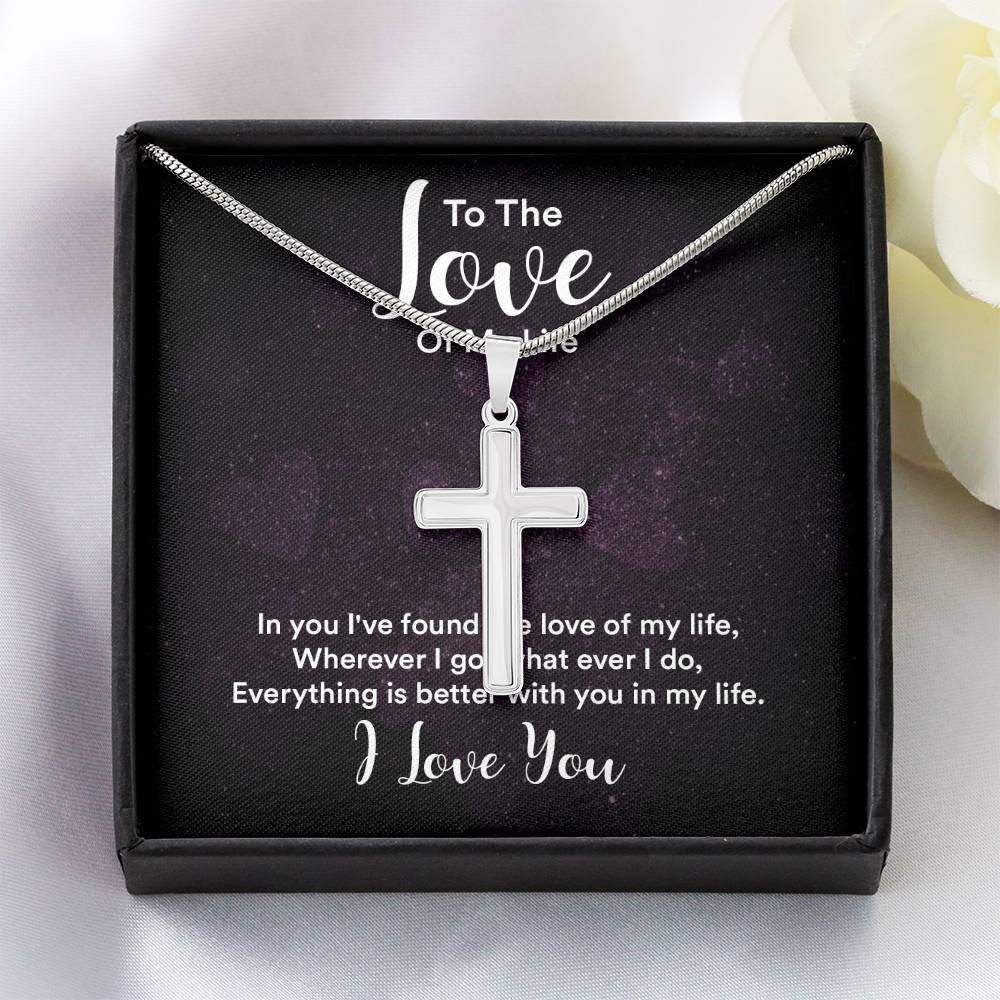 To love - In you - Artisan Cross Necklace