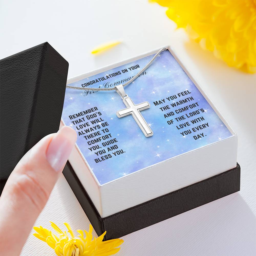 Communion - Remember - Artisan Cross Necklace