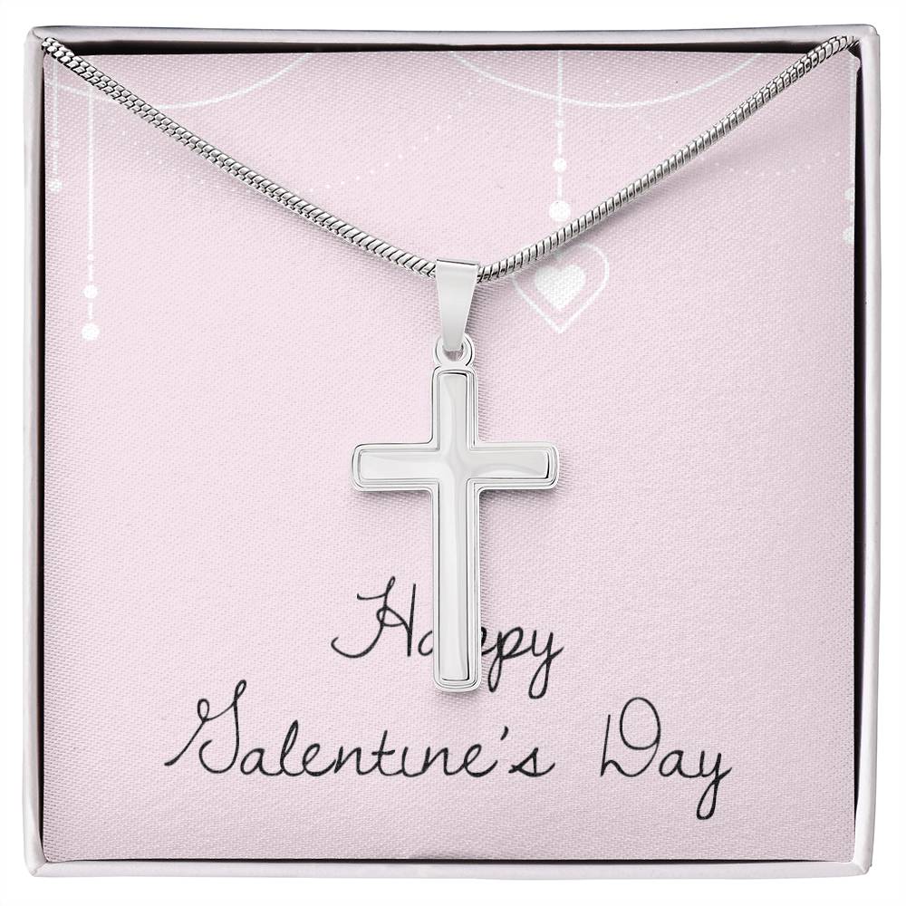 Valentine's Day - Heart - Artisan Cross Necklace