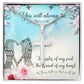 To Sister/Friend - You will always be - Artisan Cross Necklace