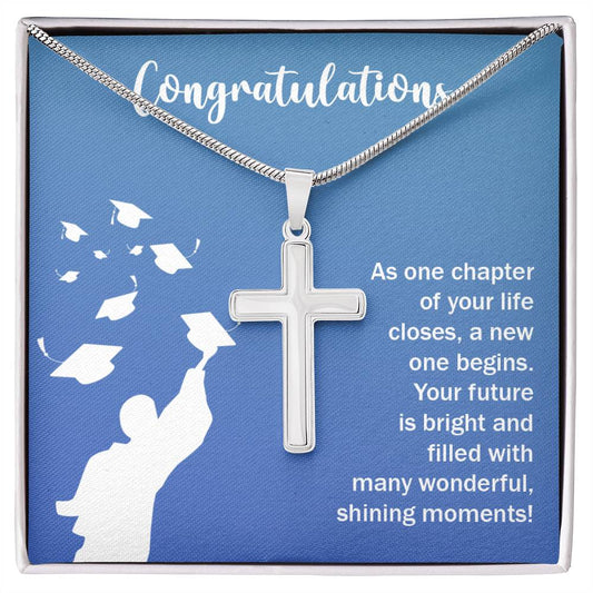 Graduation - As on chapter - Artisan Cross Necklace