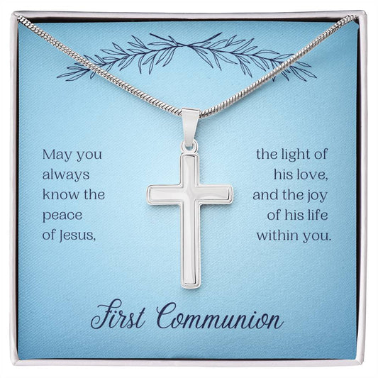 Communion - May you always - Artisan Cross Necklace