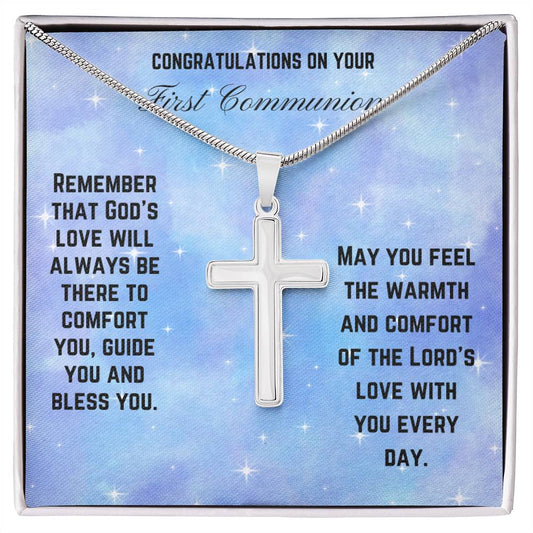 Communion - Remember - Artisan Cross Necklace