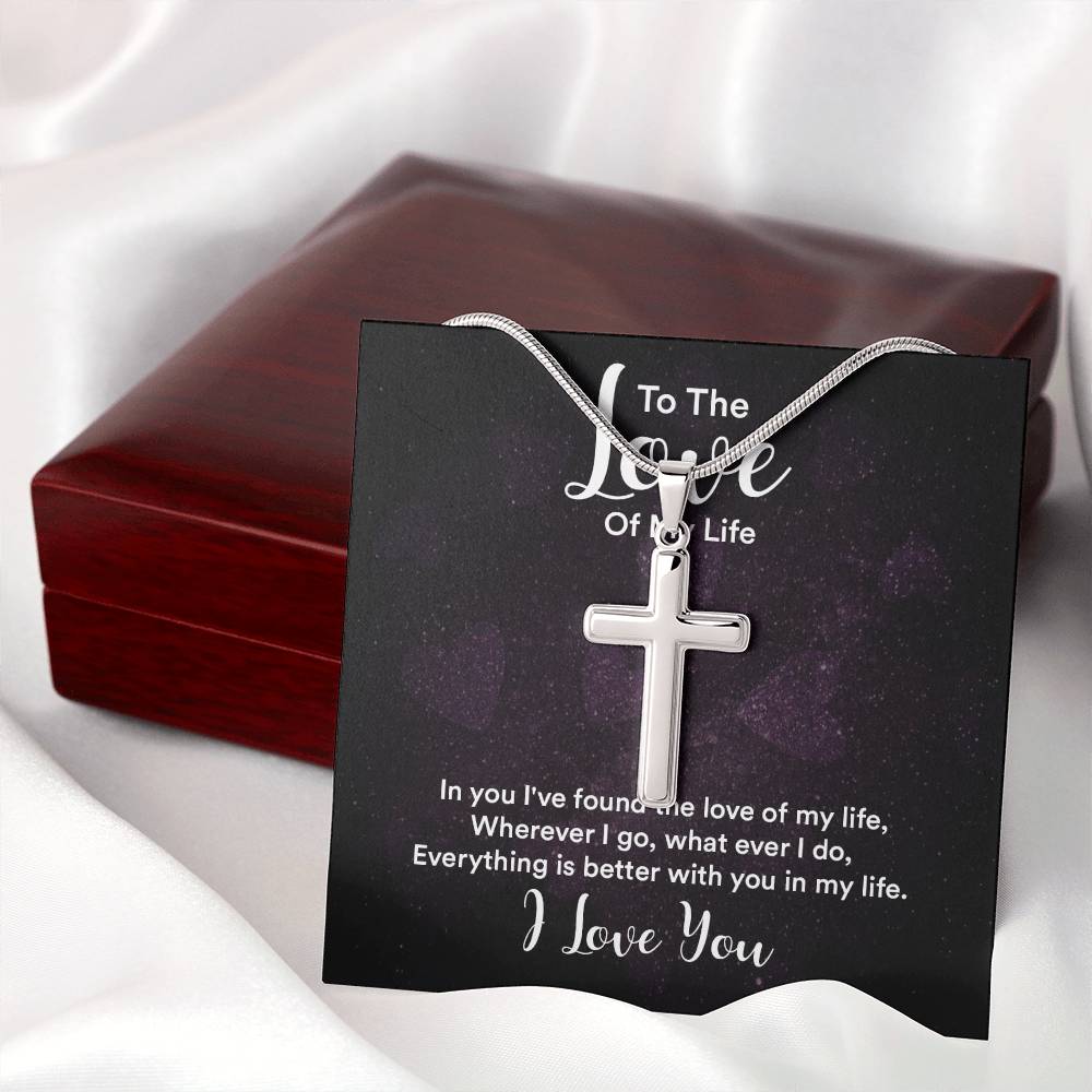 To love - In you - Artisan Cross Necklace