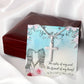 To Sister/Friend - You will always be - Artisan Cross Necklace