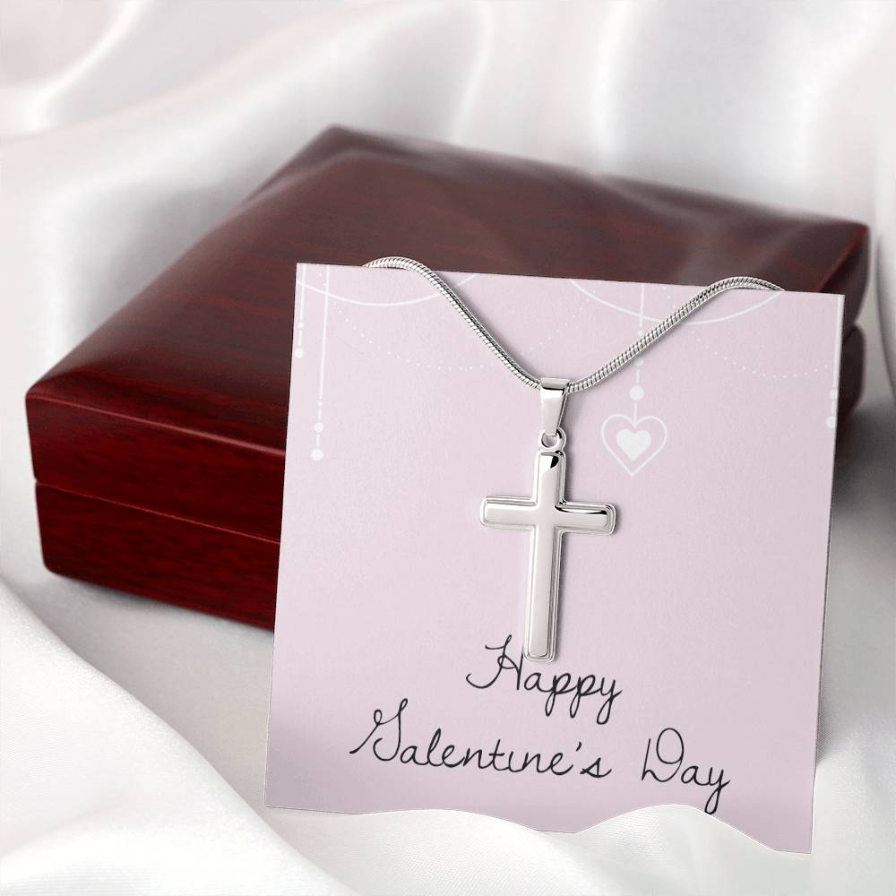 Valentine's Day - Heart - Artisan Cross Necklace