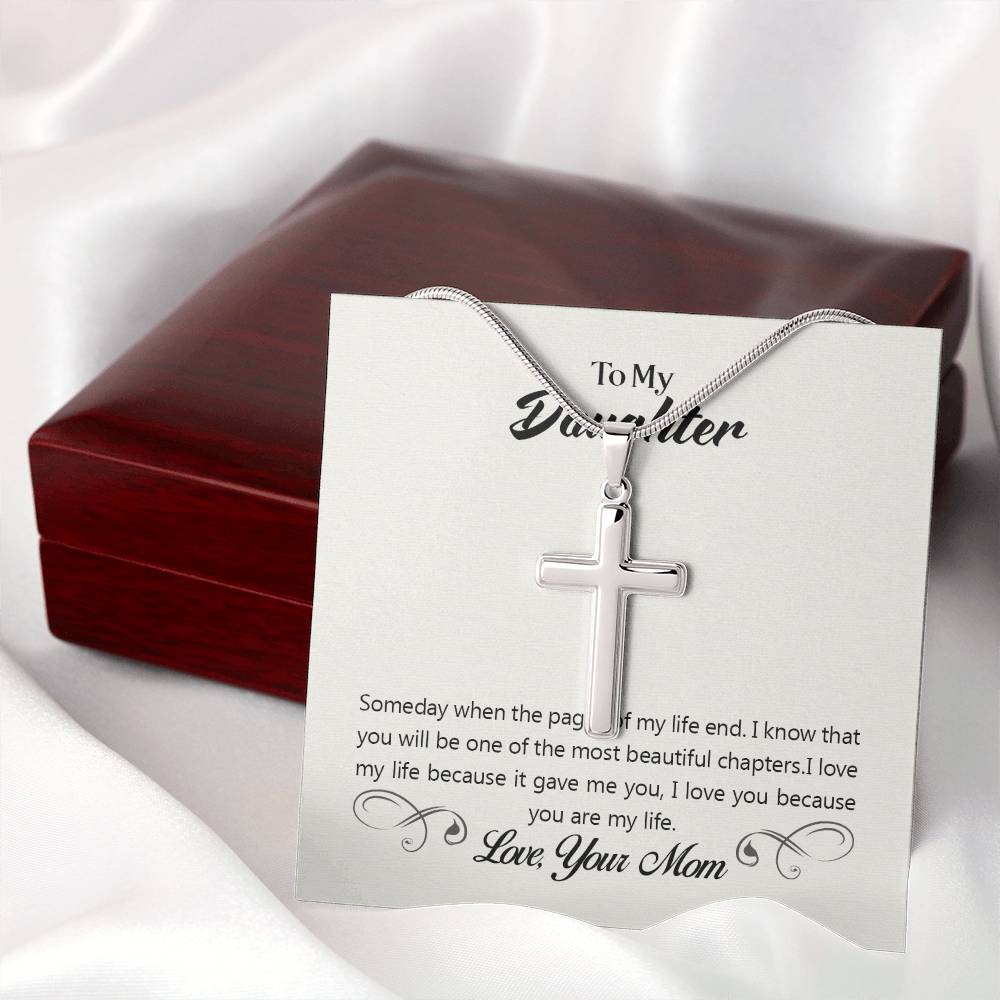 To Daughter - Someday when - Artisan Cross Necklace