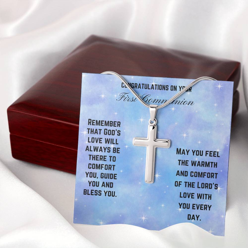 Communion - Remember - Artisan Cross Necklace