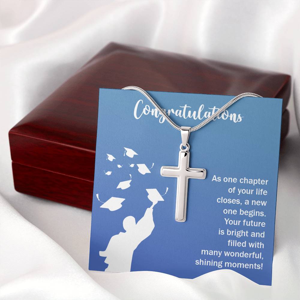 Graduation - As on chapter - Artisan Cross Necklace