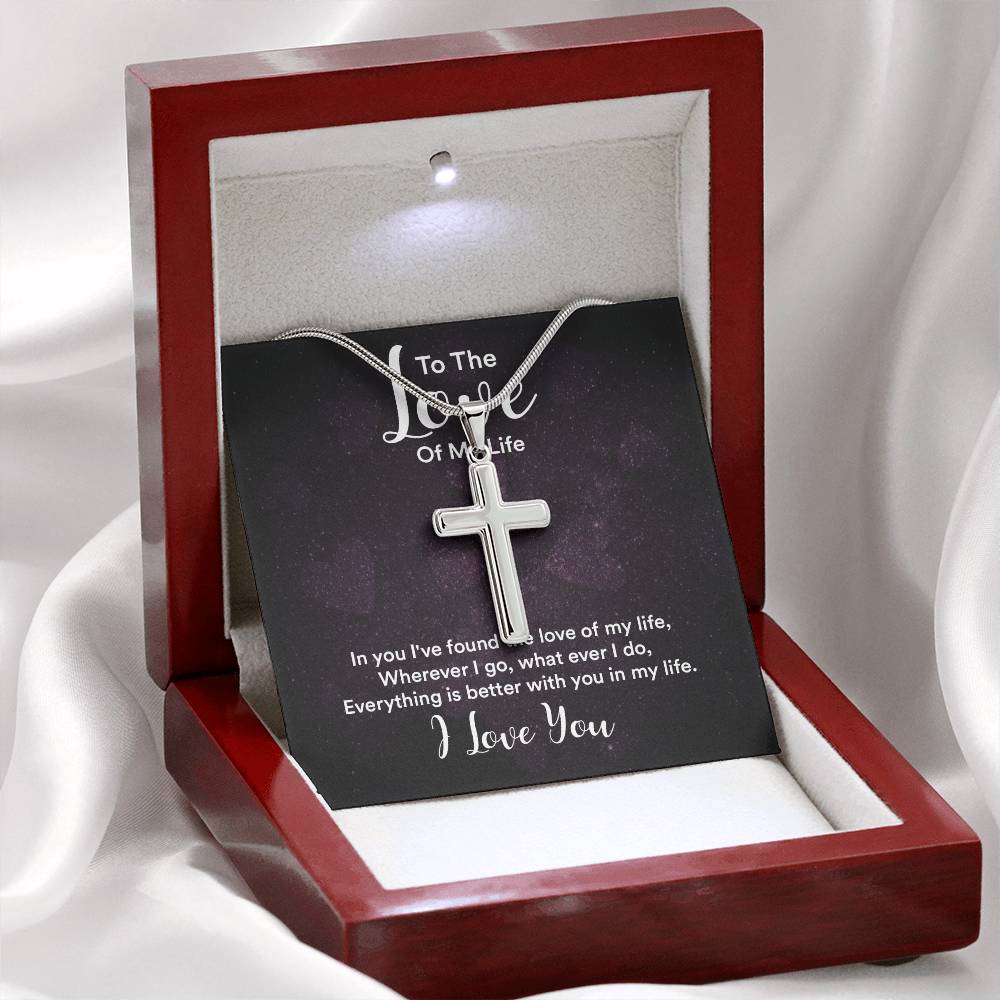 To love - In you - Artisan Cross Necklace