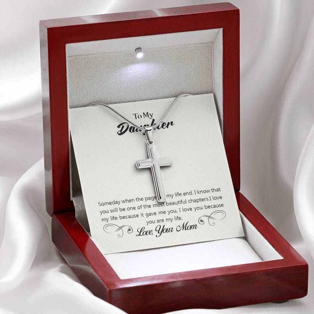 To Daughter - Someday when - Artisan Cross Necklace